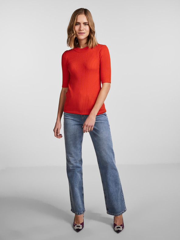 Pieces Crista Sweater Rojo