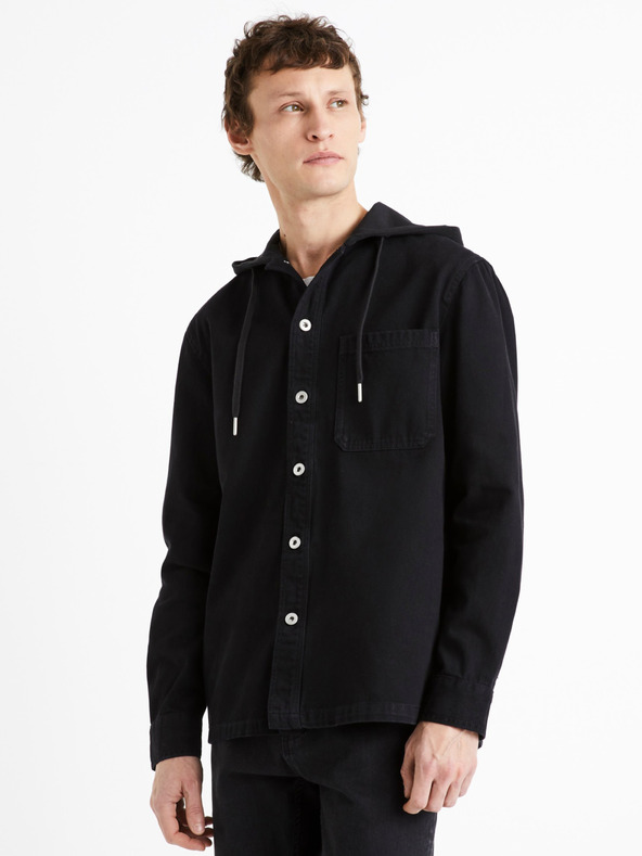 Celio Dadenim Shirt Negro