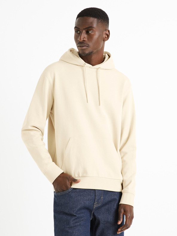 Celio Tehoodie Sweatshirt Beis