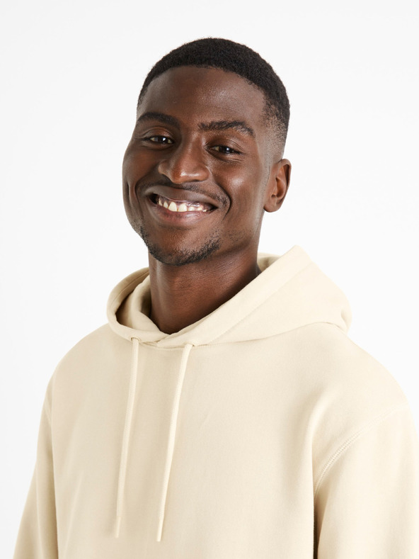 Celio Tehoodie Sweatshirt Beis