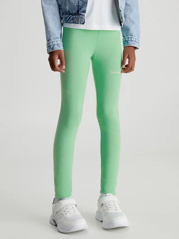 Calvin Klein Jeans Leggings Infantiles Verde