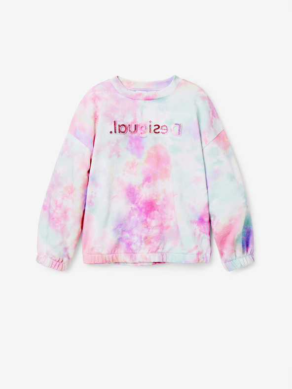 Desigual Mandala Kids Sweatshirt Rosa