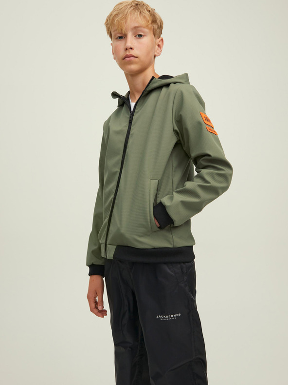 Jack & Jones Classic Waffle Kids Jacket Verde