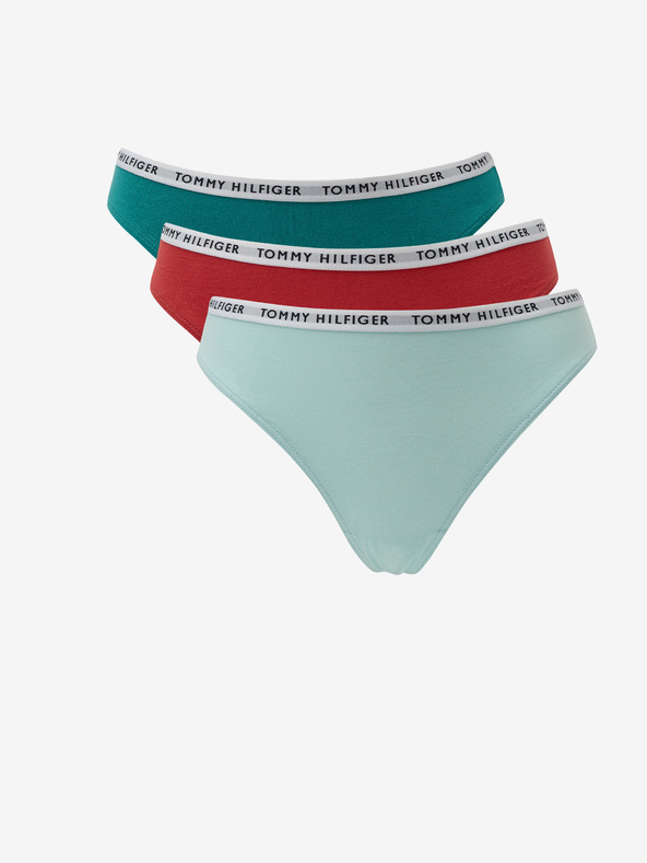 Tommy Hilfiger Underwear Kalhotky 3 ks Zelená