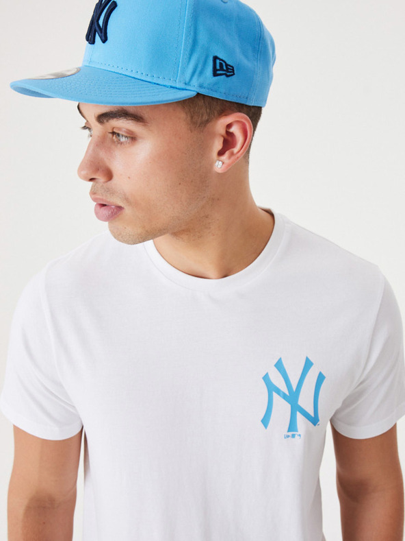 New Era New York Yankees MLB League Essential T-shirt Blanco