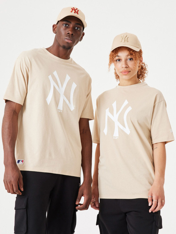 New Era New York Yankees MLB League Essential T-shirt Beis