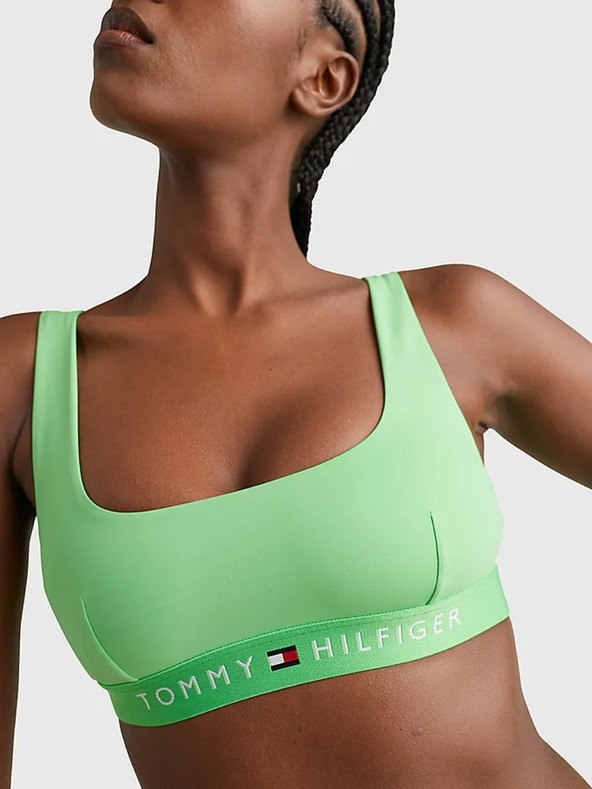 Tommy Hilfiger Underwear Vrchní díl plavek Zelená