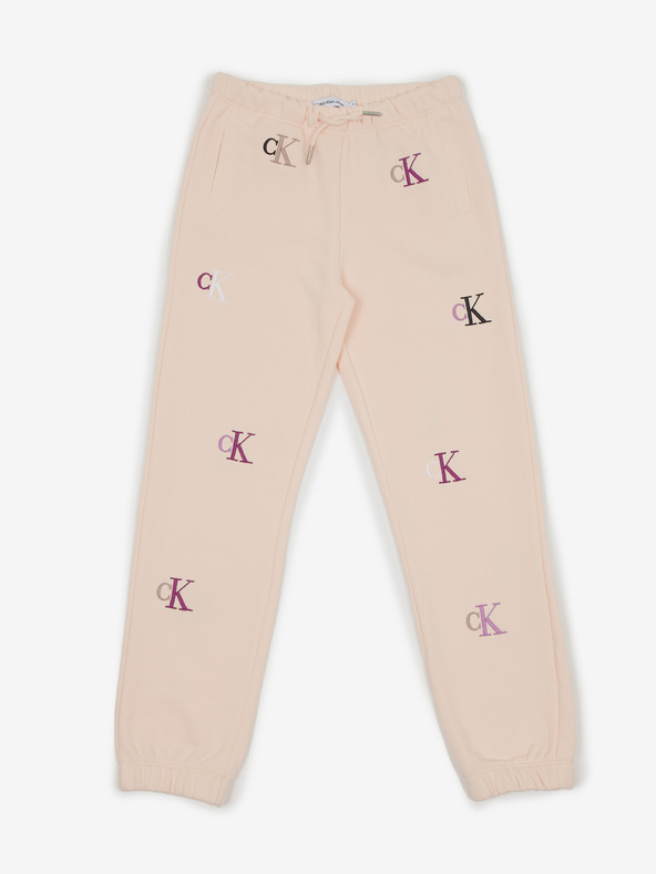 Calvin Klein Jeans Joggers Infantiles Rosa