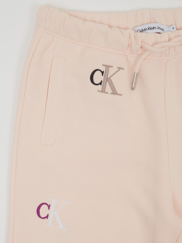 Calvin Klein Jeans Joggers Infantiles Rosa