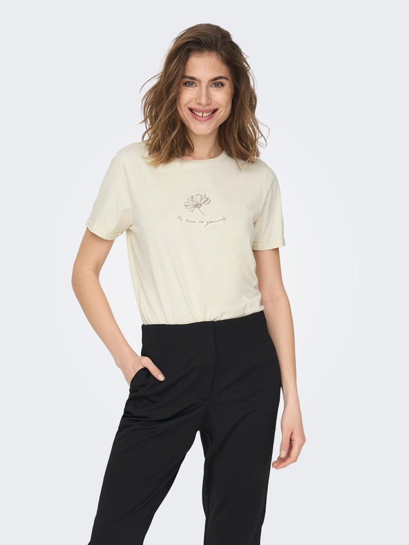 Jacqueline De Yong Camiseta Amy Blanco