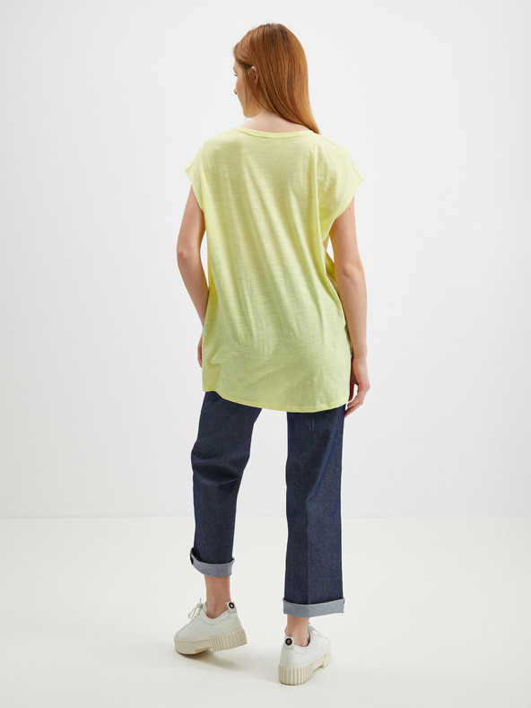 Noisy May Mathilde T-shirt Amarillo