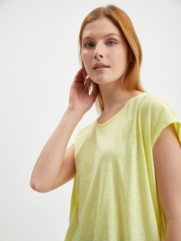 Noisy May Mathilde T-shirt Amarillo