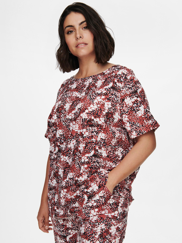 ONLY CARMAKOMA Bandi Blouse Marrón