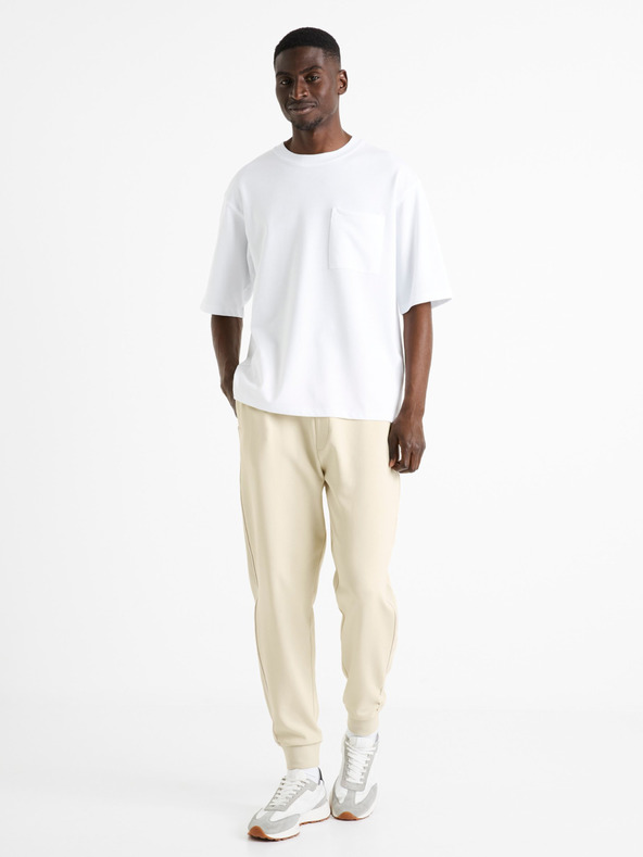 Celio Dopaqueta Sweatpants Blanco