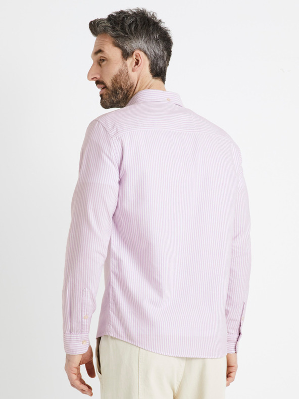 Celio Caoxfordy Shirt Violeta