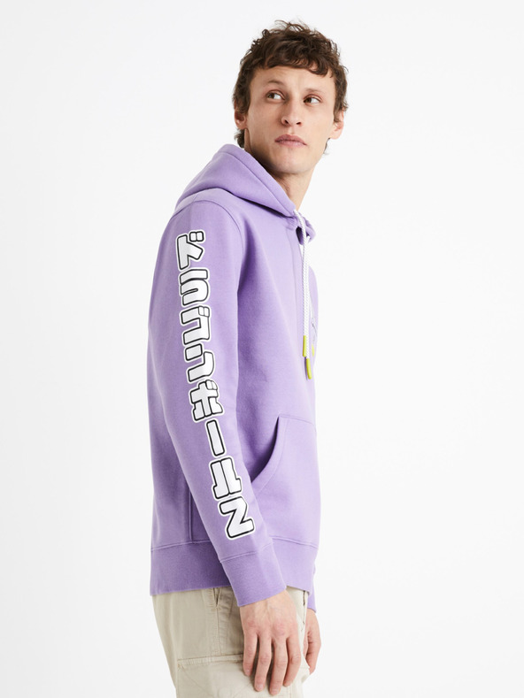 Celio Dragon Ball Z Sweatshirt Violeta