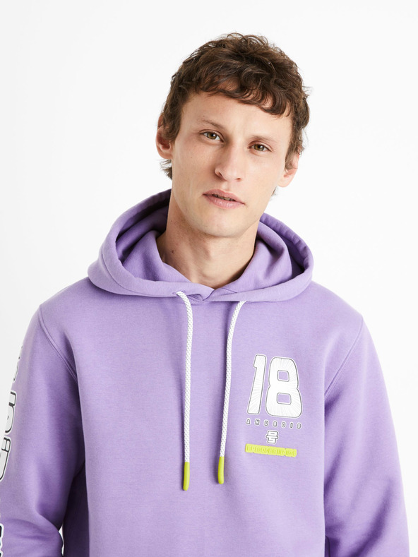 Celio Dragon Ball Z Sweatshirt Violeta