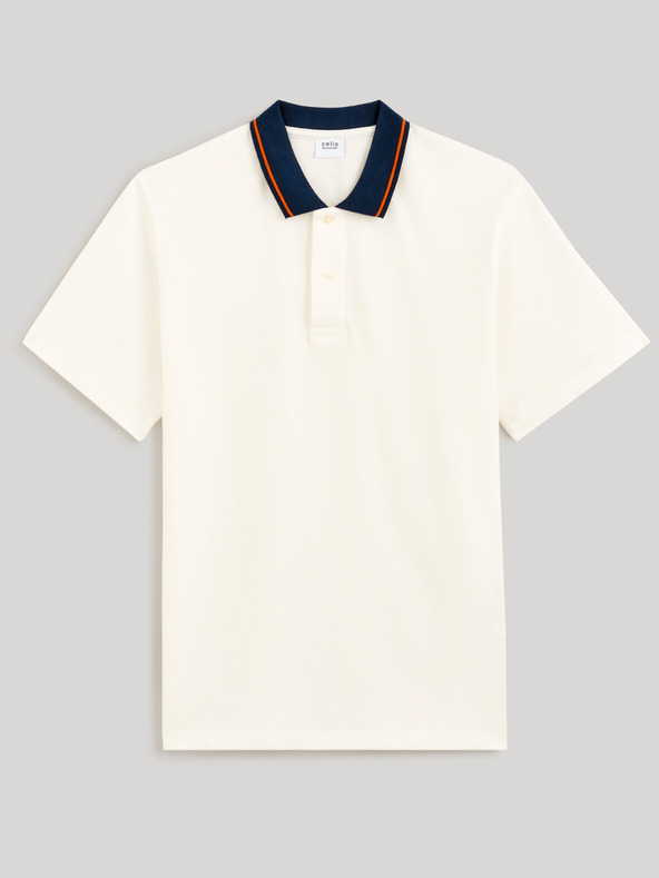 Celio Derwin Polo Shirt Blanco