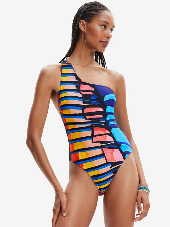 Desigual Amazonas One-piece Swimsuit Negro