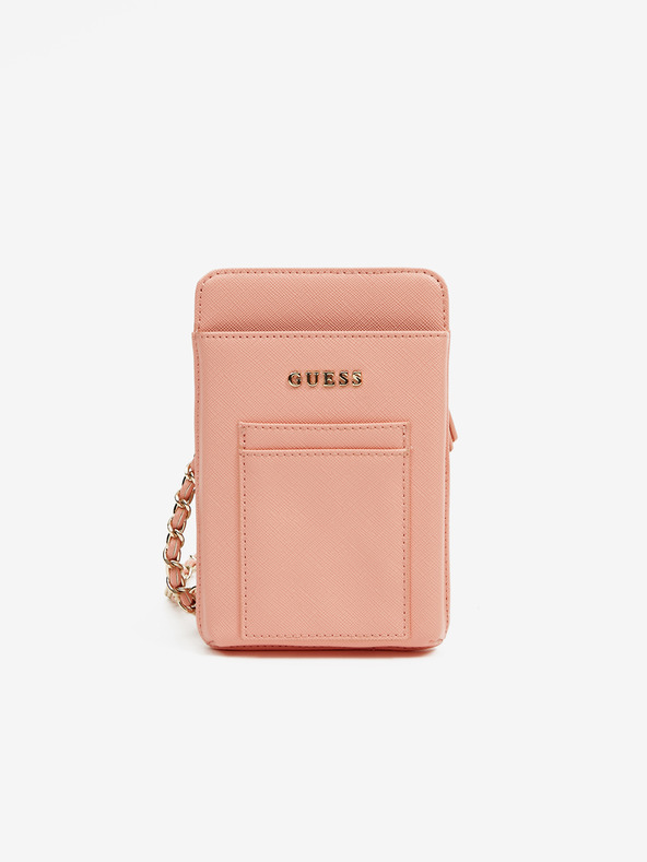 Guess Phone Pouch Phone Case Rosa