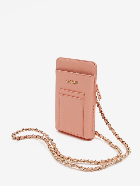 Guess Phone Pouch Phone Case Rosa