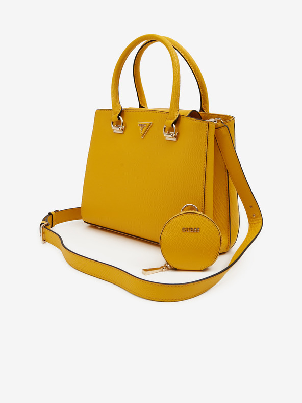 Guess Eco Alexie Girlfriend Satchel Handbag Amarillo