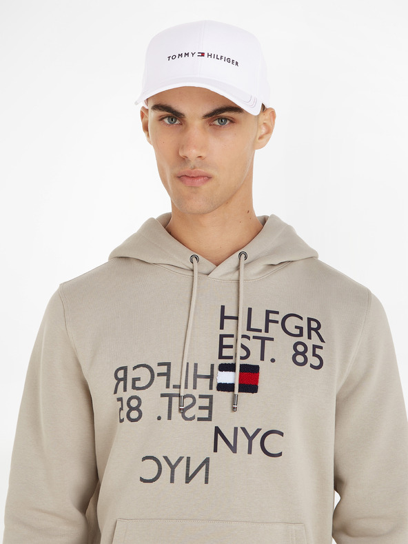 Tommy Hilfiger Czapka z daszkiem Biały