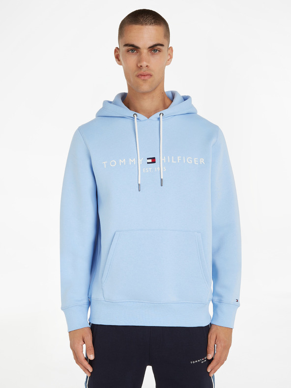 Tommy Hilfiger Tommy Logo Hoody Sweatshirt Azul