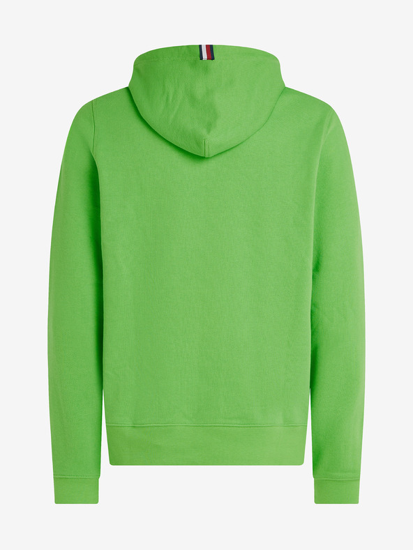 Tommy Hilfiger Curved Monogram Hoody Sweatshirt Verde