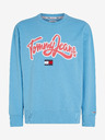 Tommy Jeans College Pop Text Crew Mikina