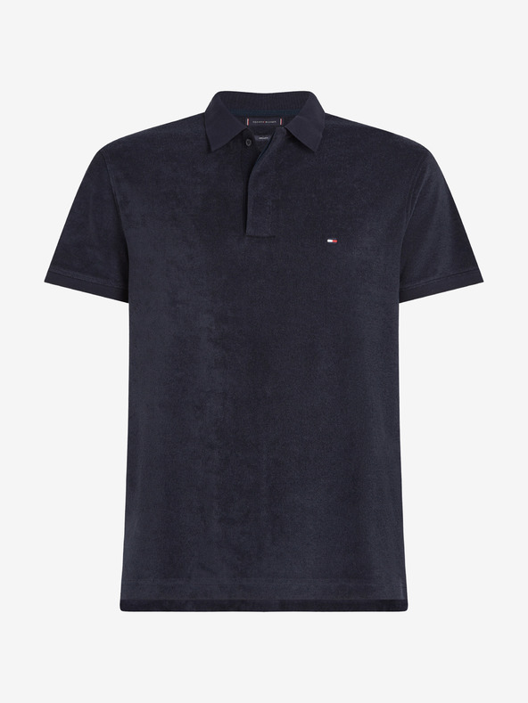 Tommy Hilfiger Micro Towelling Polo Shirt Azul