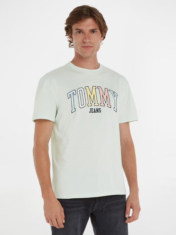 Tommy Jeans College Pop T-shirt Verde