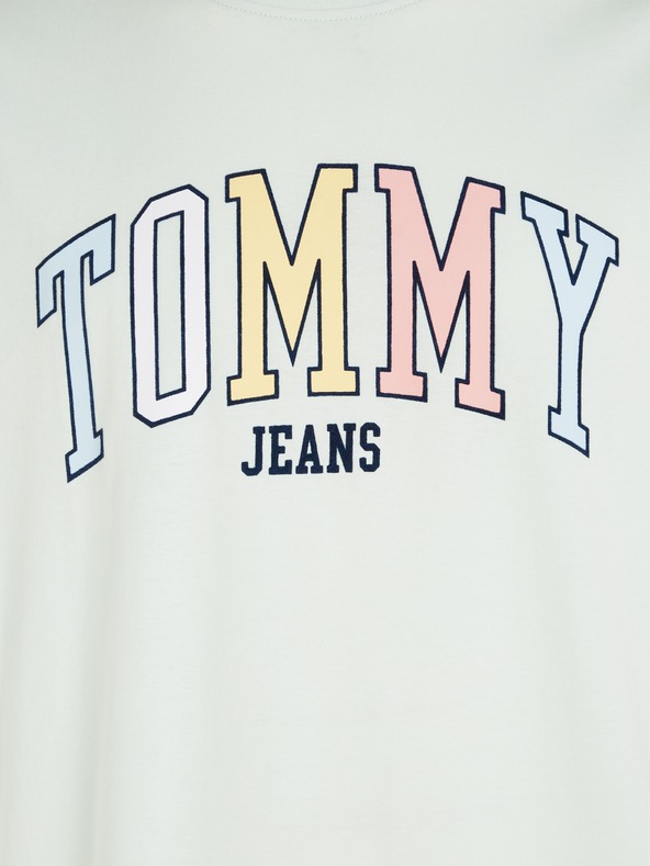 Tommy Jeans College Pop T-shirt Verde