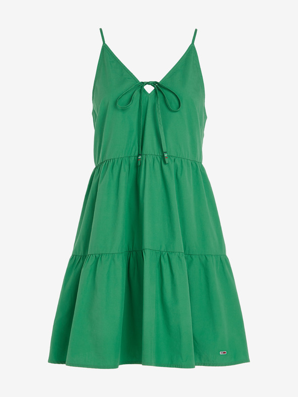 Tommy Jeans Vestido Verde