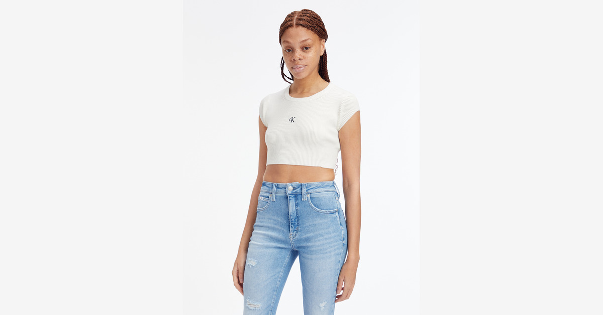 Calvin Klein Jeans Crop top Bibloo