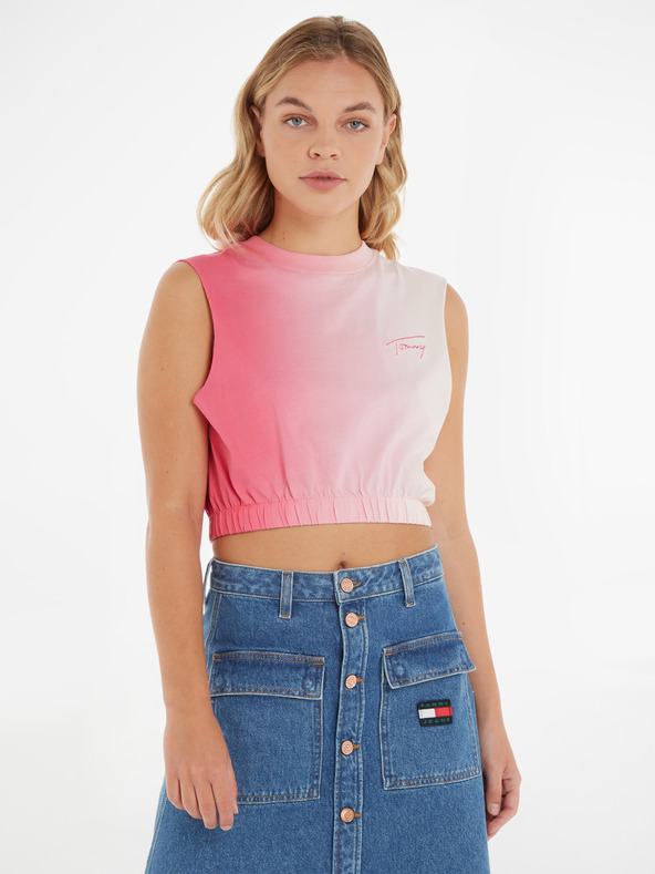 Tommy Jeans Camiseta De Tirantes Rosa