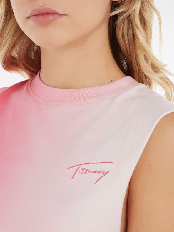 Tommy Jeans Camiseta De Tirantes Rosa