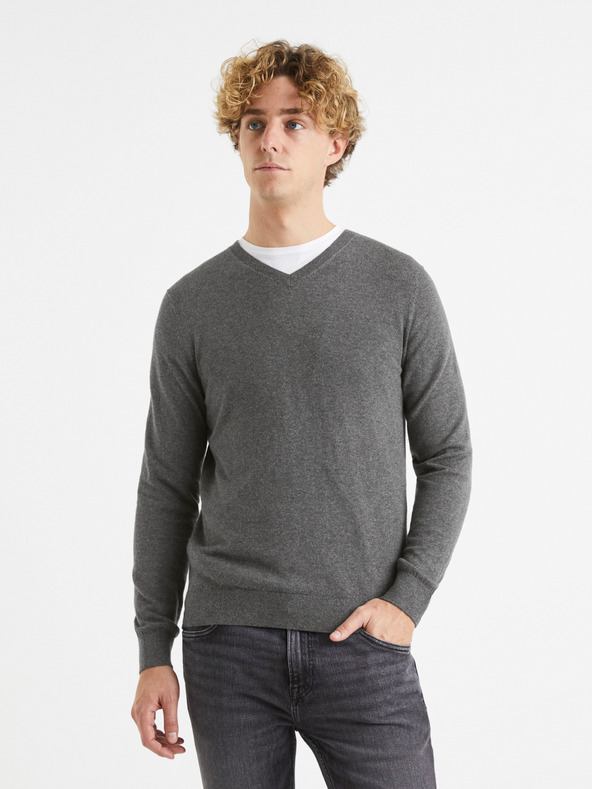 Celio Veviflex Sweater Gris