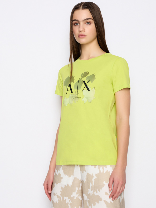 Armani Exchange Camiseta Verde