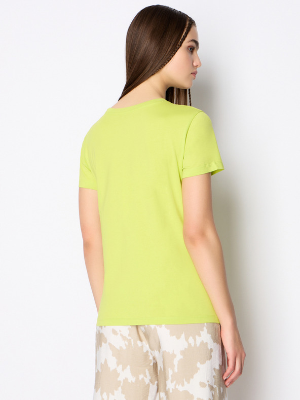 Armani Exchange Camiseta Verde