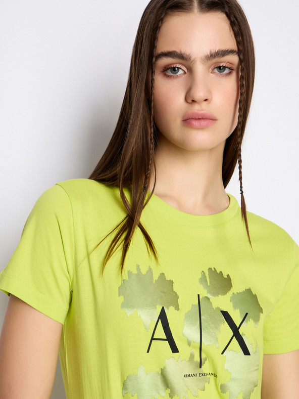 Armani Exchange Camiseta Verde