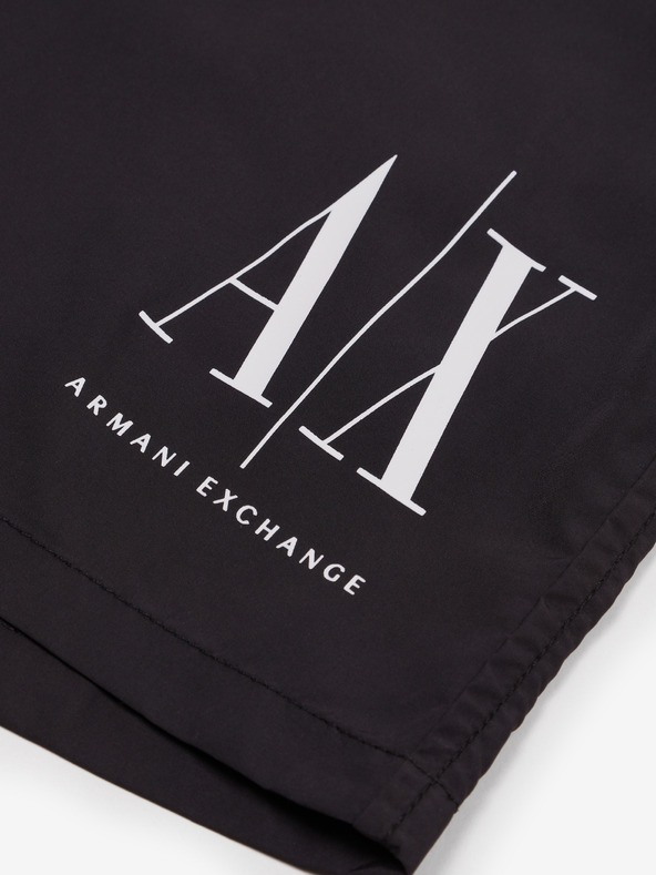 Armani Exchange Plavky Černá