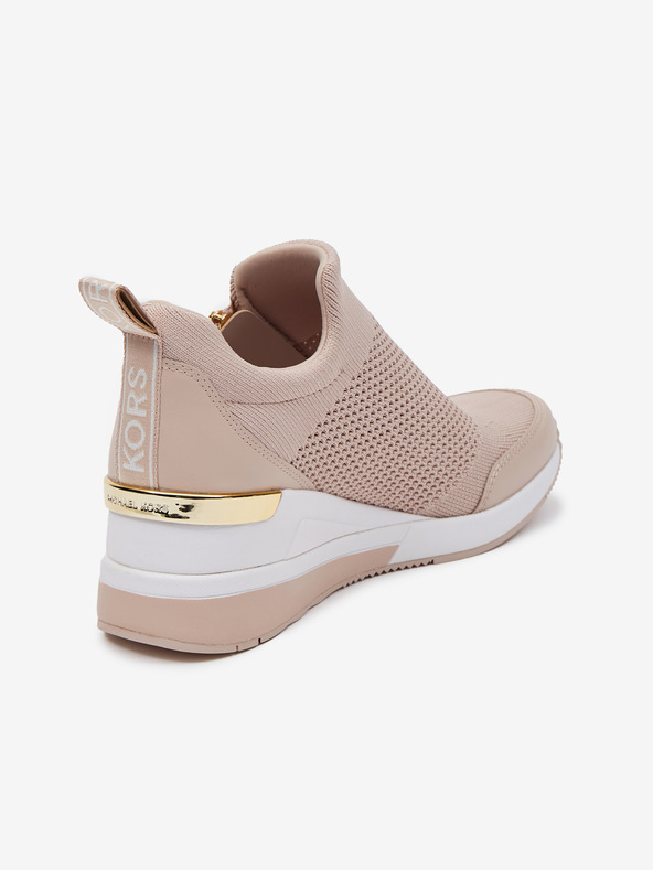 Michael Kors Willis Wedge Trainer Tenisky Růžová