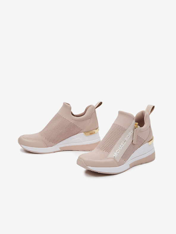 Michael Kors Willis Wedge Trainer Tenisky Růžová