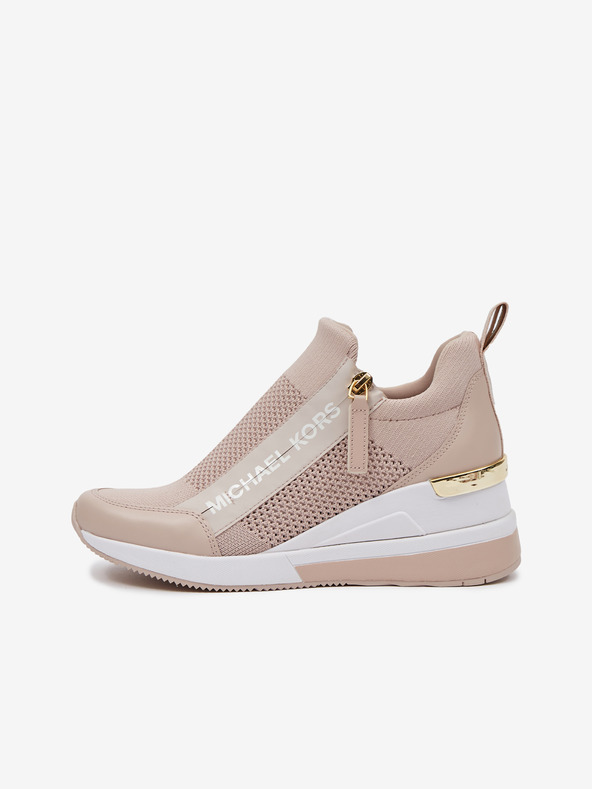 Michael Kors Willis Wedge Trainer Tenisky Růžová