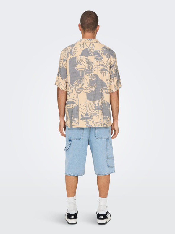 ONLY & SONS Den Shirt Beis