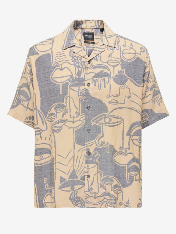 ONLY & SONS Den Shirt Beis