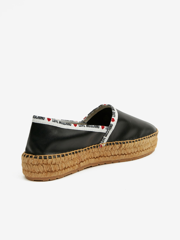 Love Moschino Espadrilky Černá