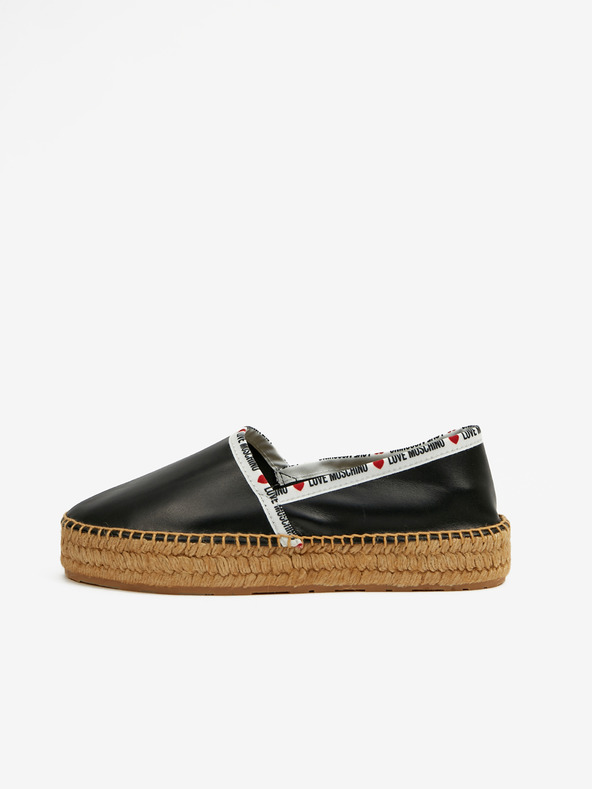 Love Moschino Espadrilky Černá