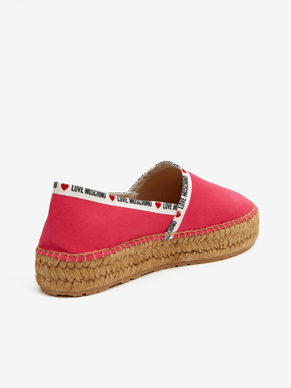 Love Moschino Espadrilky Růžová